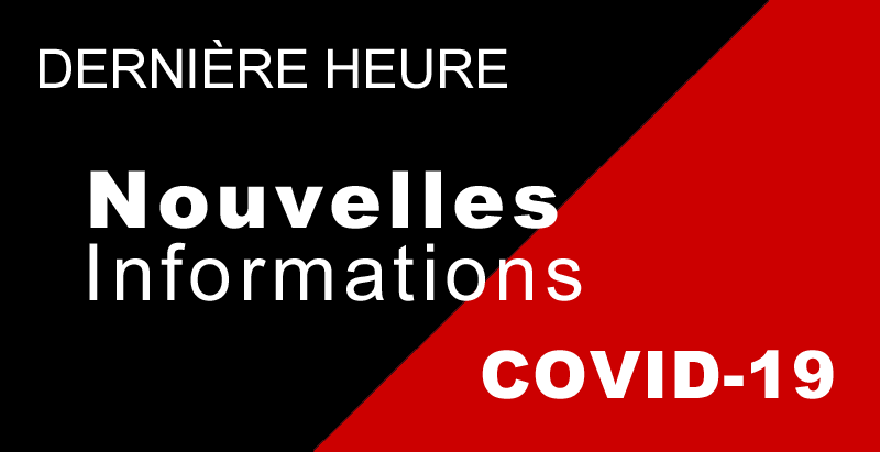 Covid Nouvelles Informations Derniere Heure Noir Et Rouge