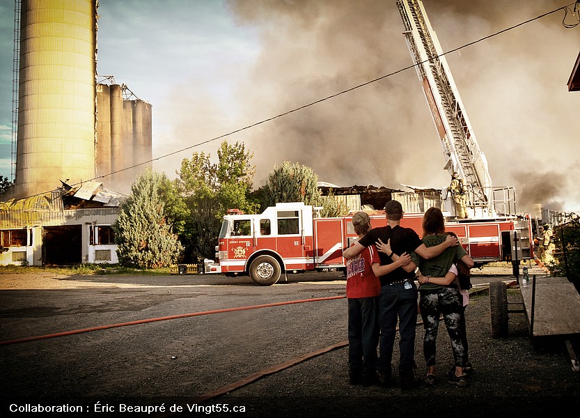 Incendie St Cyrille 7e R N Crédit photo Eric Beaupré Vingt55 17
