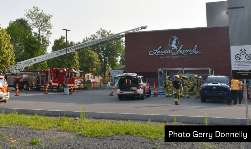 Début d’incendie chez Laura Secord à Québec