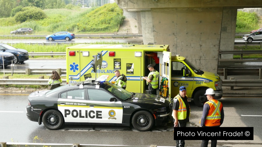 Un accident de moto mortel sur l'autoroute Félix-Leclerc à Québec le BEI fait maintenant enquête 