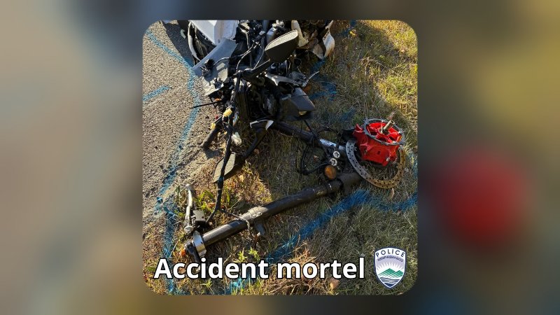 Un motocycliste perd la vie dans un accident près de Mont-Orford