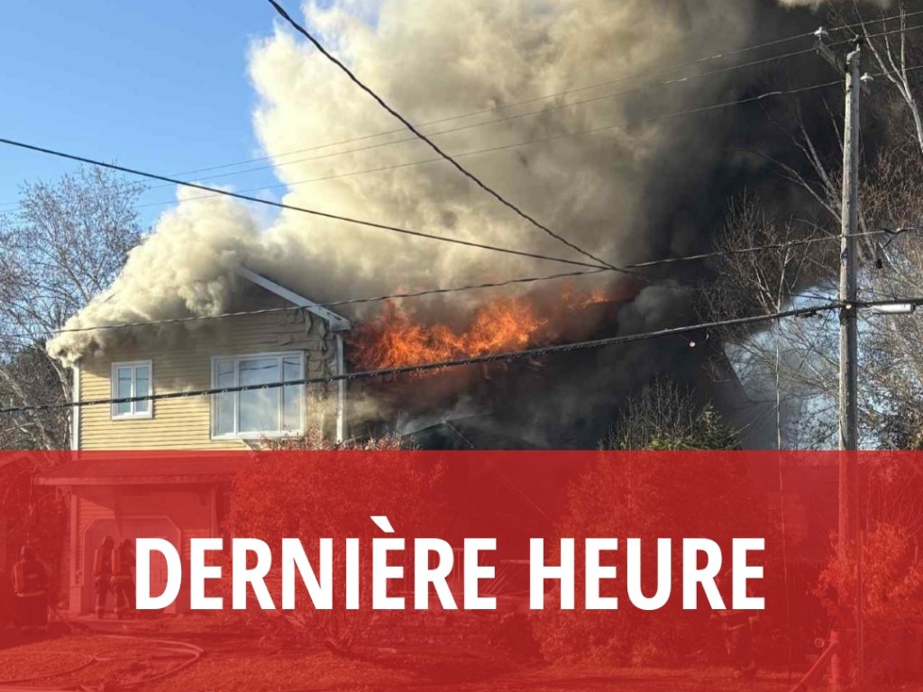 Incendie majeur dans une résidence à Saint-Gilles-de-Lobinière