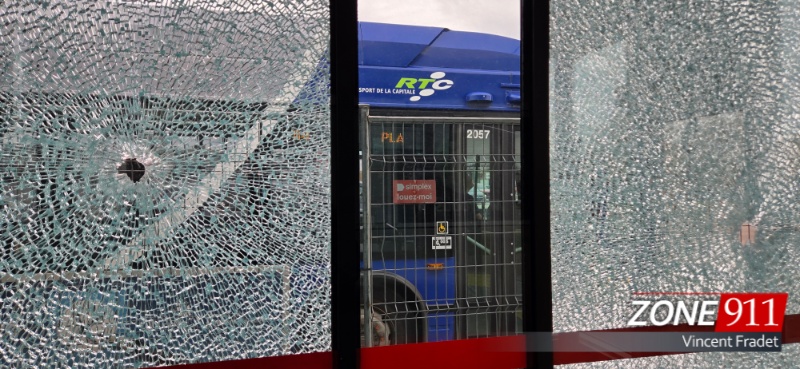Vandalisme - Un abribus du RTC subit d’importants dommages