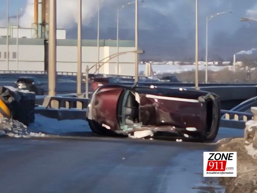 Accident mortel sur l’autoroute Dufferin-Montmorency à Québec : un véhicule a fait des tonneaux