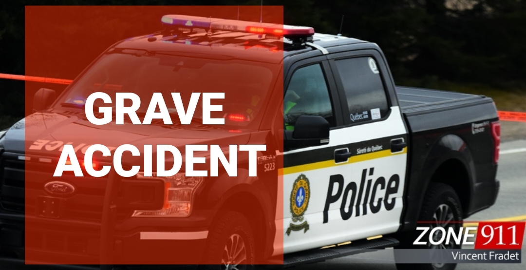 Côme : Accident mortel sur la route 347 collision avec une excavatrice 