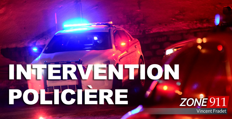 Importante opération policière dans le secteur Loretteville