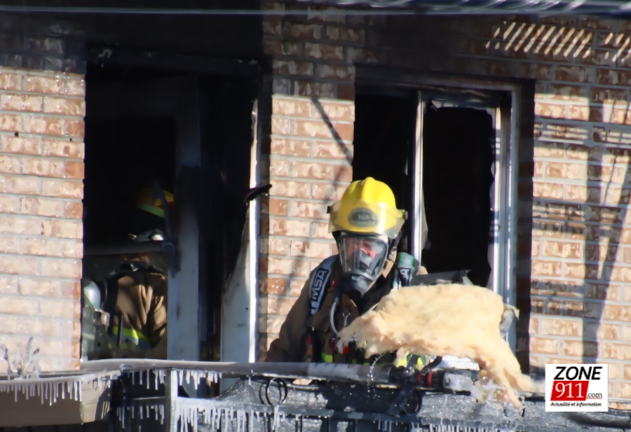 Important incendie à Sainte-Anne-des-Plaines