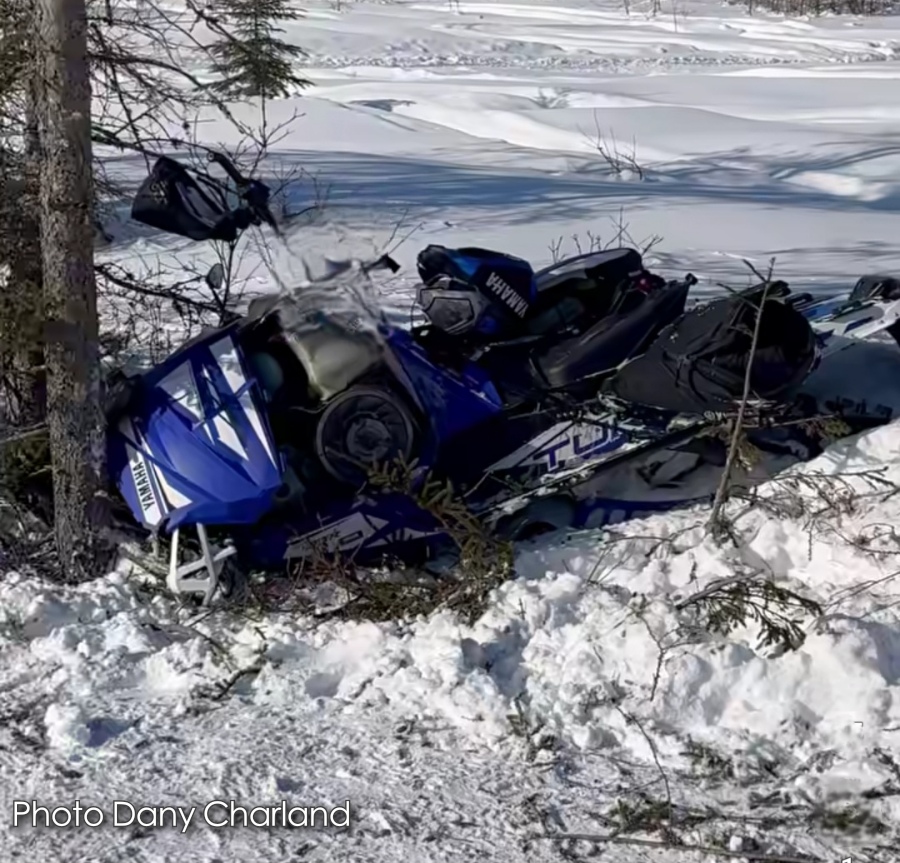 Accident de motoneige à Ste-Catherine-de-la-Jacques-Cartier